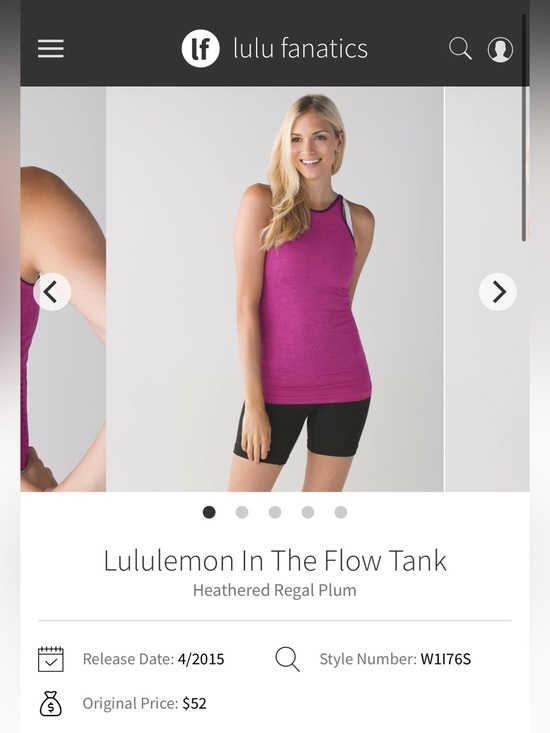 lululemon athletica Tops - Lululemon In the Flow Tank - Heathered Regal Plum